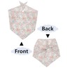 3Pcs Floral Hair Bandanas Head Kerchief for Women Girls Tie-Back