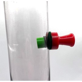 Davies Product: THE MAGIC CLEANER - The Magnetic Glass Cleaner for All Glass Devices, Water Pipes, Glass Pipes, and Unique Glasses - Reusable Scrubber Pads - Safe on Glass! - Resin Remover! (Red)