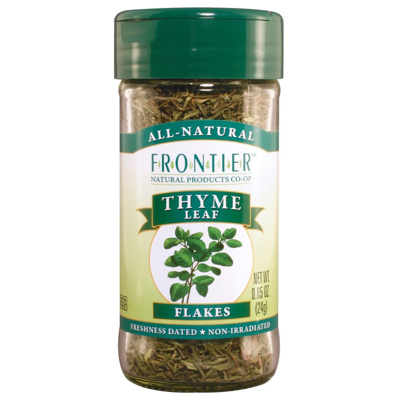 Frontier Thyme Leaf Cut and Sifted, 0.85-Ounce Bottle