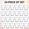 Meanplan Set of 24 Acrylic Drinking Glasses Reusable Water Drinking