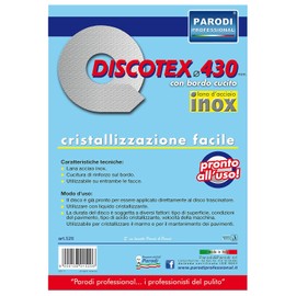 Parodi&Parodi Discotex INOX, shelves with reinforcement on the edge, steel wool, diameter 430 mm, ready to attach to the window