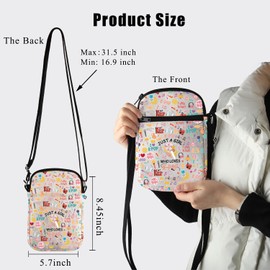 BDPWSS K-Pop Crossbody Bag K-Pop Singer Merchandise Just A Girl Who Loves K-Pop Handbag K-Pops Music Fan K-Pops Team Gifts (Loves K-Pop CGCA)