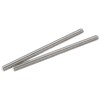 sourcing map 2Pcs M14 x 250mm Fully Threaded Rod 304