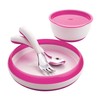 OXO Tot 4-Piece Feeding Set, Pink