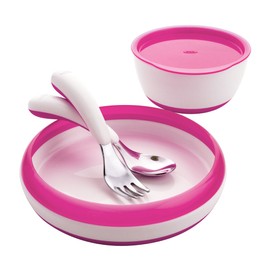OXO Tot 4-Piece Feeding Set, Pink