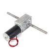 Worm Gear Motor M8 Double Right Hand Thread Dual Shaft