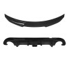 PEGAPARTS Gloss Black Rear Bumper Diffuser Trunk Spoiler w/LED For