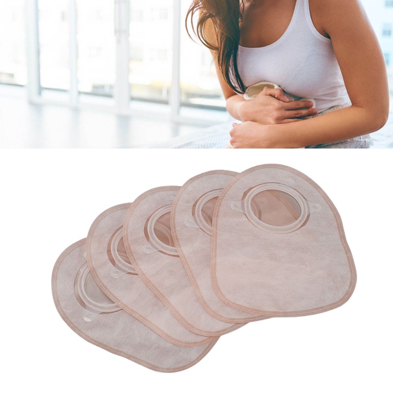10pcs Colostomy Bag Leakage Proof Non Woven Fabric Ostomy Pouches