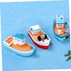 Operitacx 32 Pieces Mediterranean Fishing Boat Desktop Decor Modern Sculptures