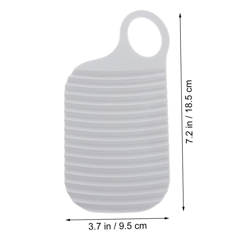 Levemolo 6pcs Portable Stripe Texture Clothes Washboard -sided Scrubbing Board