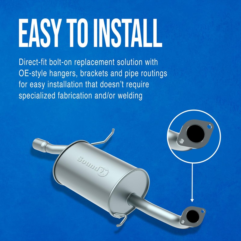 Walker SoundFX 27265 Direct Fit Exhaust Muffler