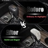 TOMALL Bling Gear Shift Knob Cover Compatible with Nissan Sentra
