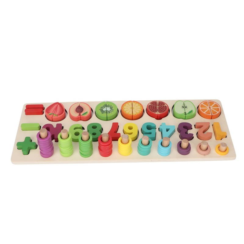 Counting Shape Stacker Improve Cognitive Ability Smoother Edge Bright Colors