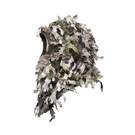 North Mountain Gear ウッドランド HD カモフラージュ フルカバー ギリー リーフ 3Dフェイスマスク 通気性 ペイントボール ハンティング エアソフト L グリーン