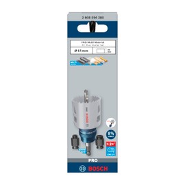Bosch 5 x PRO Multi Material Power Change Plus Starter Set (for Softwood, Drywall, Diameter 51 mm, Professional Accessories Drill/Screwdriver)