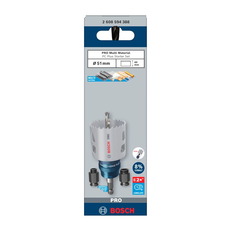 Bosch 5 x PRO Multi Material Power Change Plus Starter