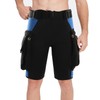 Swimming Snorkeling Diving Shorts with Pockets Stainless Steel Air Drain