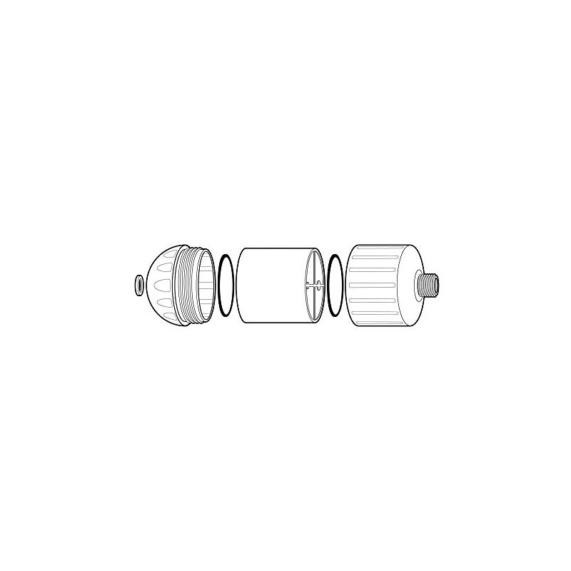 Sprite Showers HO2-CM High Output 2 Universal Shower Filter, Chrome