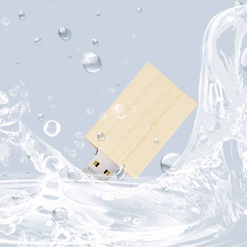 GARRULAX USB Flash Drive, 8 GB Wooden USB 2.0 High