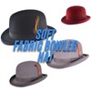 Trenzeo Classic Bowler Derby Hat, Victorian Style, Black, Formal Wear
