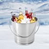 choayun 21.3 QT Metal Compost Bucket, Stainless Steel Milk Pail