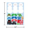 Trendware Build A Snowman Stickers, 24 Count