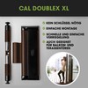Cal Doublex XL Window Lock Against Burglary, Also for Balcony