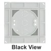 iMBAPrice 8141F-5 White Non-Metallic Siding Mounting Block with Built-in Electrical