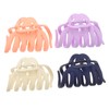 Mikinona Frosted Shark Clip Hair Claws Medium Size for Women