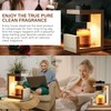 AIKUT Candle Warmer Lamp, with 2 Bulbs,Timer & Dimmer,Simple Natural