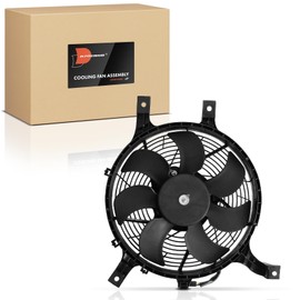 A-Premium A/C Condenser Fan Assembly Compatible with Nissan Frontier 2001-2004, Xterra 2001