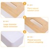 Tissue Box with Bamboo Lid, Tissue Box, Cosmetic Tissue Box