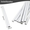 200mm x 15mm Radiator Pipe Covers White- Pipe Covers- Radiator