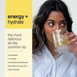 Heywell Sparkling Adaptogenic Water Energy and Focus, Lemon Fizz Flavor 12 Fluid Ounce (Pack of 12) - Caffeinated, Organic, Non GMO, Vegan, Gluten Free, Dairy Free