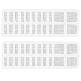 50 Pcs Disposable Shower Drain Hair Stickers, 4"×4" Disposable Sewer Filter Screen, Disposable Shower Drain Hair Catcher with Human and pet Hair for Bathroom, Laundry, Bathtub, Kitchen, Sink