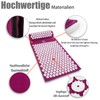 BigDean Acupressure Mat with Cushion & Cover to Increase Well-Being