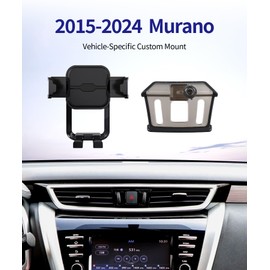 Masergogo Car Phone Holder for 2015-2024 Nissan Murano Auto Accessories Navigation Bracket Interior Decoration Mobile Cell Phone Mount, 360° Rotation