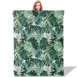 Plistiz - Manta de franela suave para mujeres y niñas, regalos para sala de estar, sofá, hogar, decoración de sofá, 50 x 60 pulgadas
