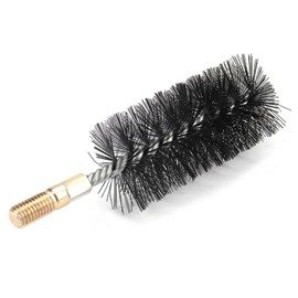 MiJunHD Steel Wire Tube Cleaning Brush, 50mm Round Chimney Cleaning Brush, M12 Thread Interface for Plumbing and Mechanical (1Piece)