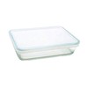Pyrex 1.5L Rectangular Casserole Dish with Plastic Lid - Glass,