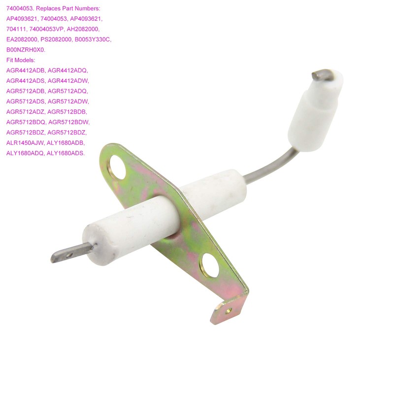 74004053 704111 AP4093621 PS2082000 7432P100-60 Range Top Burner Igniter, Replacement