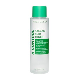 NINELESS-A-Control Azelaic Acid Toner 150ml | Tónico Facial Exfoliante con Ácido Azelaico, AHA (Glicólico y Láctico), Niacinamida y Ácido Hialurónico | Ilumina, Hidrata y Suaviza la Piel con Fórmula Coreana para Cutis Radiante y Equilibrado