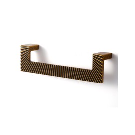 JIASENBAO 5 Pack Antique Brass Cabinet Pulls 5" Hole Center Vintage Drawer Pulls Bathroom Dresser Handles Hardware Couple Zinc Alloy