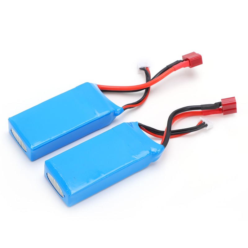 7.4V 1500mAh Lithium Batteries 15C T Plug Model Battery for