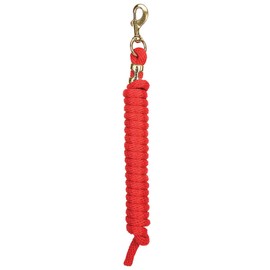 Weaver Leather Poly Lead Rope Red, 5/8 x 10'