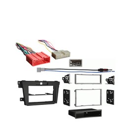 Harmony Audio HA-40HD10 Compatible with Mazda CX 7 2010-2012 Factory Radio to Aftermarket Antenna Adapter, MET13-99-7520B Single or Double DIN Installation Dash Kit and 70-7903T Service Harness