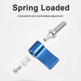 SPEEDWOX 10 Pcs M5 17mm Screw with Handle Thumb Lever Screw Rotating Knob (Blue)