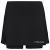 HEAD Club Basic Skirts, Donna, Nero, M