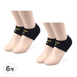 Dubare heel pad foot care supplies, 2 packs, 6 pieces / 두바레 힐패드 풋케어용품, 2개입, 6개