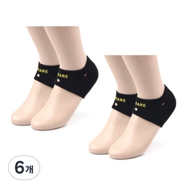 Dubare heel pad foot care supplies, 2 packs, 6 pieces / 두바레 힐패드 풋케어용품, 2개입, 6개